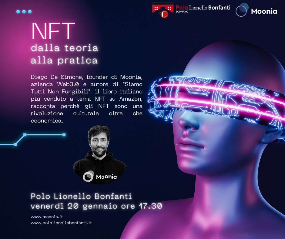 locandina evento NTF dalla teoria alla pratica